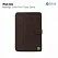 Шкіряний чохол Zenus Masstige Color Point Folio Series для Apple IPAD mini (Чорний шоколад / Black ch - ITMag