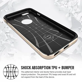 Чехол SGP Case Neo Hybrid Metal Champagne Gold for iPhone 6/6S (4.7") (SGP11038) - ITMag