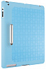 Ozaki iCoat Slim-Y+ Blue Art Deco for iPad 4/iPad 3/iPad 2 (IC502BU) - ITMag