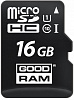 карта памяти GOODRAM 16 GB microSDHC class 10 UHS-I + SD Adapter M1AA-0160R11 - ITMag