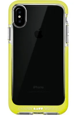 Чехол LAUT FLURO для iPhone X - Yellow (LAUT_IP8_FR_Y) - ITMag
