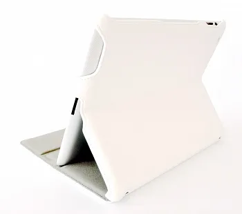 Чехол EGGO для iPad 4 / iPad 3 / iPad 2 case with smart cover (кожанный, белый) - ITMag