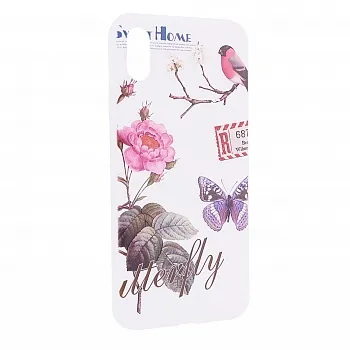 TPU чехол OMEVE Pictures для Apple iPhone X (5.8") (Butterfly) - ITMag