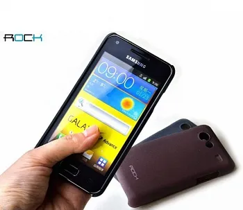 Пластиковая накладка ROCK Quicksand для Samsung Galaxy S Advance i9070 (сиреневая) - ITMag