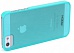 Пластикова накладка ROCK Texture Series series для Apple Iphone 5/5S (+плівка) (Бірюзовий / Blue) - ITMag