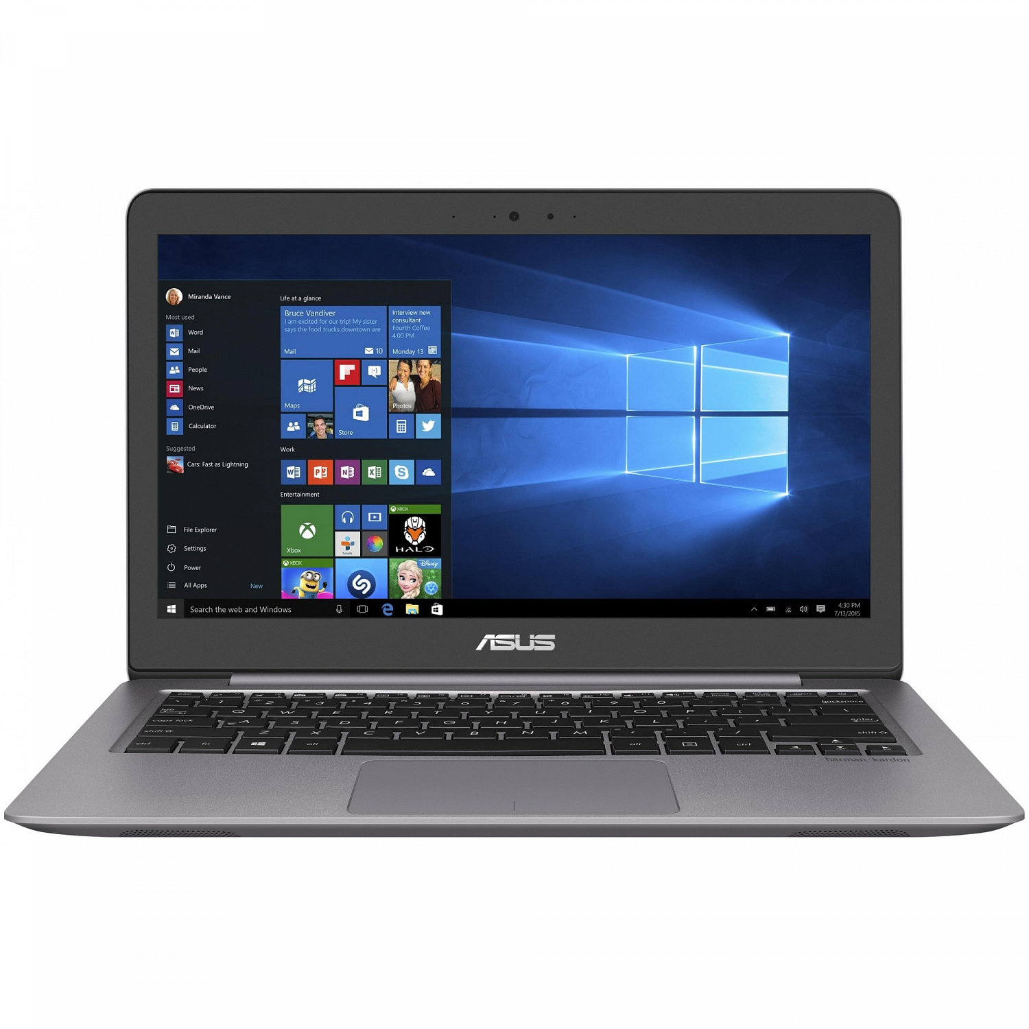 Купить Ноутбук ASUS ZenBook UX310UA (UX310UA-FC039T) Quartz Gray - ITMag