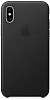 Apple iPhone XS Leather Case - Black (MRWM2) - ITMag