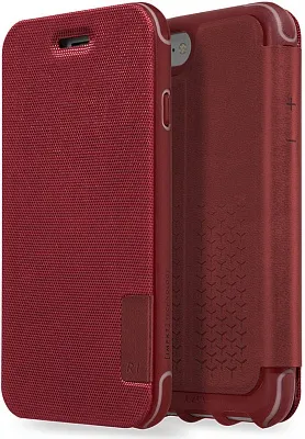 Защищенный чехол-книжка LAUT R1F для iPhone 7 (Red) (LAUT_IP7_R1F_R) - ITMag