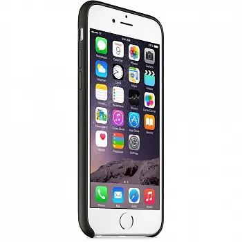 Apple iPhone 6 Leather Case - Black MGR62 - ITMag