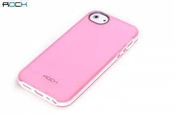 Чехол ROCK Joyful Free Series для Apple iPhone 5/5S (+пленка) (Розовый / Pink) - ITMag