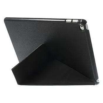 Чехол EGGO для iPad Air 2 Cross Texture Origami Stand Folio - Black - ITMag