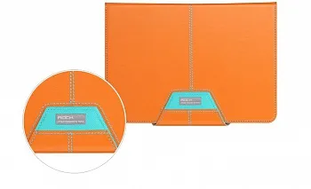 Кожаный чехол (книжка) ROCK Excel Series для Apple IPAD mini (RETINA)/mini 3 (Оранжевый / Orange) - ITMag
