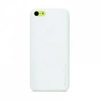 Пластиковая накладка Melkco Air PP 0,4 mm для Apple iPhone 5C (+ пленка) (Белый (soft-touch)) - ITMag