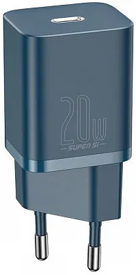 СЗУ Baseus Super Si Quick Charger 20W Sets Blue (CCSUP-B03) - ITMag