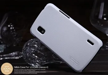 Чехол Nillkin Matte для LG E960 Nexus 4 (+пленка) (Белый) - ITMag