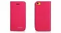 Шкіряний чохол Nuoku Grace (книжка) для Apple iPhone 5C (+ плівка) (Рожевий) - ITMag