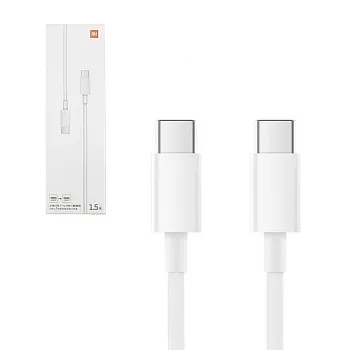 Кабель USB Type-C Xiaomi USB Type-C to USB Type-C 1.5m White (SJV4108GL/SJV4120CN) - ITMag