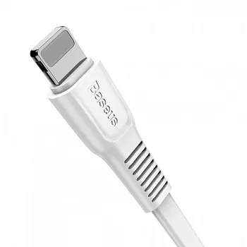 Кабель Lightning Baseus USB-C to Lightning Tough 1m White (CAZYSC-A02) - ITMag