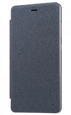 Кожаный чехол (книжка) Nillkin Sparkle Series для Xiaomi Redmi 3 Pro / Redmi 3s (Черный) - ITMag