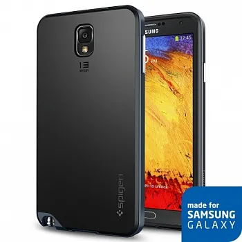 Чехол SGP Neo Hybrid Series для Samsung N9000 Galaxy Note 3 (+ наклейка на кнопку) (Серый / Metal sl - ITMag