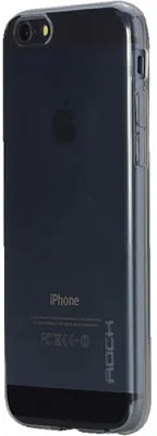 TPU чехол ROCK Slim Jacket для Apple iPhone 6 Plus/6S Plus (5.5") (Черный / Transparent black) - ITMag