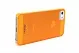 Пластикова накладка ROCK Texture series для iPhone 5/5S (+плівка) (помаранчевий) - ITMag
