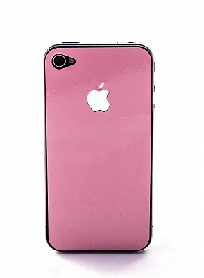 Пленка защитная EGGO iPhone 4/4S Crystalcover pink BackSide (розовая, перламутровая) - ITMag