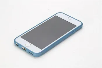 TPU+PC чехол Rock Enchanting Series для Apple iPhone 6 Plus/6S Plus (5.5") (Голубой / Grey blue) - ITMag