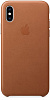 Apple iPhone XS Max Leather Case - Saddle Brown (MRWV2) - ITMag