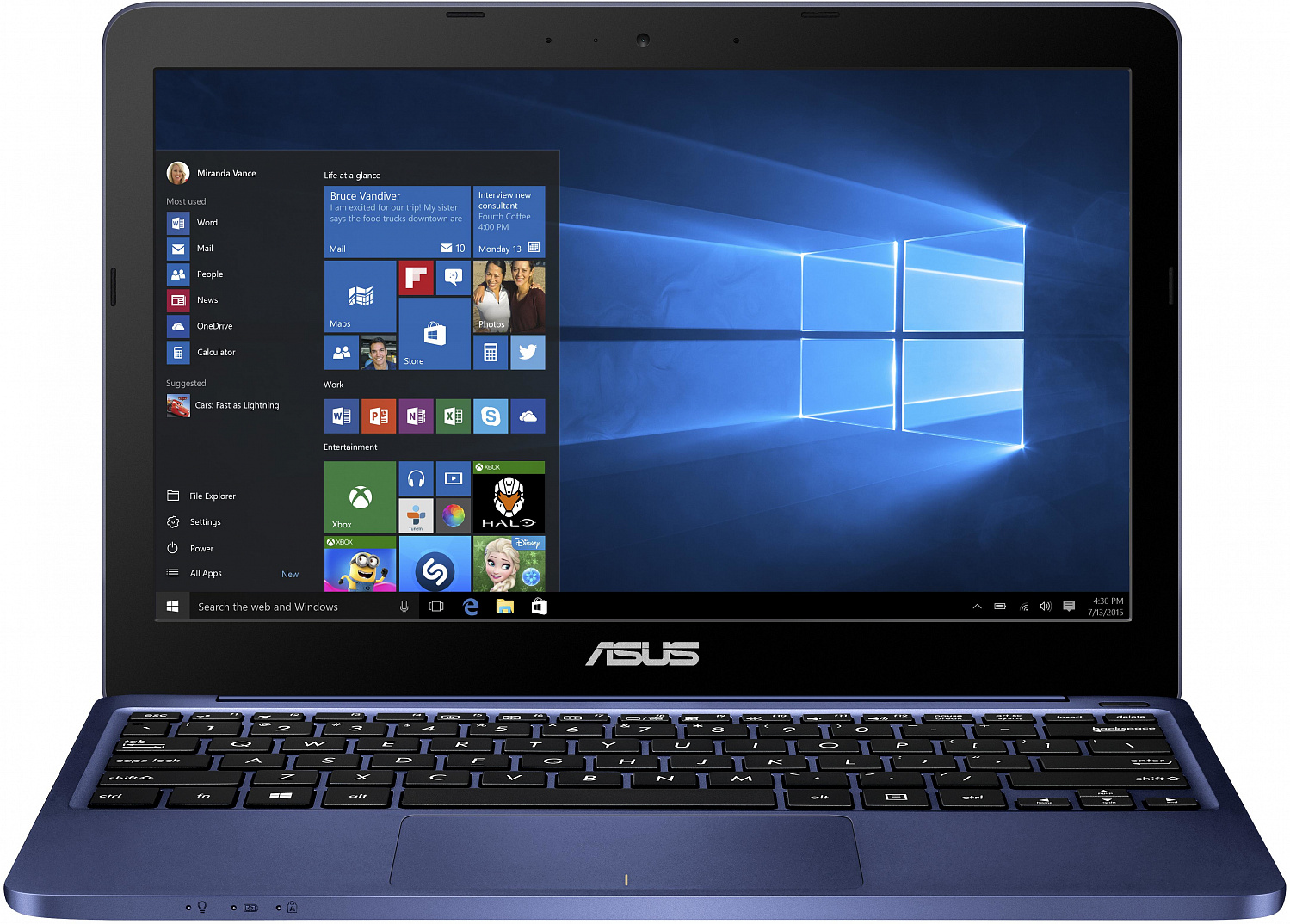 Купить Ноутбук ASUS VivoBook R209HA (R209HA-FD0013TS) Dark Blue - ITMag