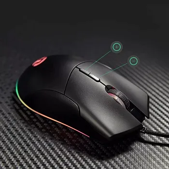Игровая мышь Xiaomi Ningmei Wired Gaming Mouse GM55 Black - ITMag