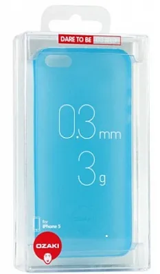 Ozaki O!coat 0.3 Jelly Blue for iPhone 5/5S (OC533BU) - ITMag