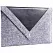 Серый чехол-конверт для MacBook Air 13.3 и MacBook Pro 13.3 с треугольной крышкой (GM24) - ITMag