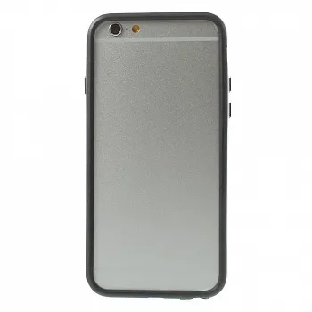 TPU бампер EGGO для iPhone 6/6S - Black / White - ITMag