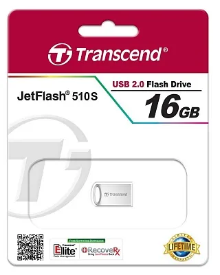 Transcend 16 GB JetFlash 510 Silver TS16GJF510S - ITMag