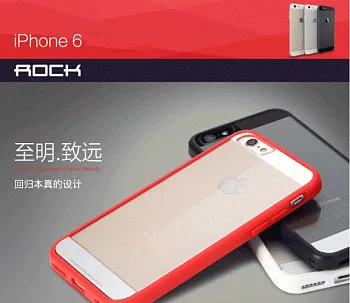 TPU+PC чехол Rock Enchanting Series для Apple iPhone 6 Plus/6S Plus (5.5") (Красный / Red) - ITMag