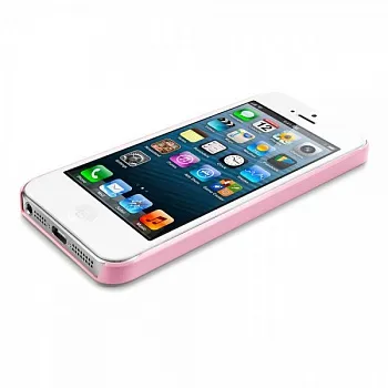 Пластиковая накладка SGP Ultra Thin Air Series для Apple iPhone 5/5S (+ пленка) (Розовый / Sherbet Pink) - ITMag