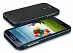 Чохол SGP Neo Hybrid Series для Samsung i9500 Galaxy S4 (+ наклейка на кнопку) (Сірий / Metal slate) - ITMag