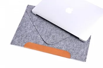 Фетровий чехол-конверт Gmakin для  Apple Macbook Air 13,3 и Apple MacBook Pro 13,3 (GM10) - ITMag
