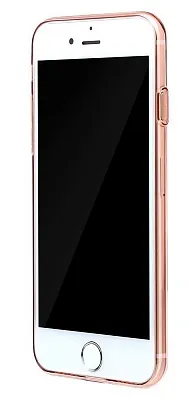 Чехол Baseus Simple Series Case (With-Pluggy) For iPhone7 Transparent Rose Gold (ARAPIPH7-A0R) - ITMag