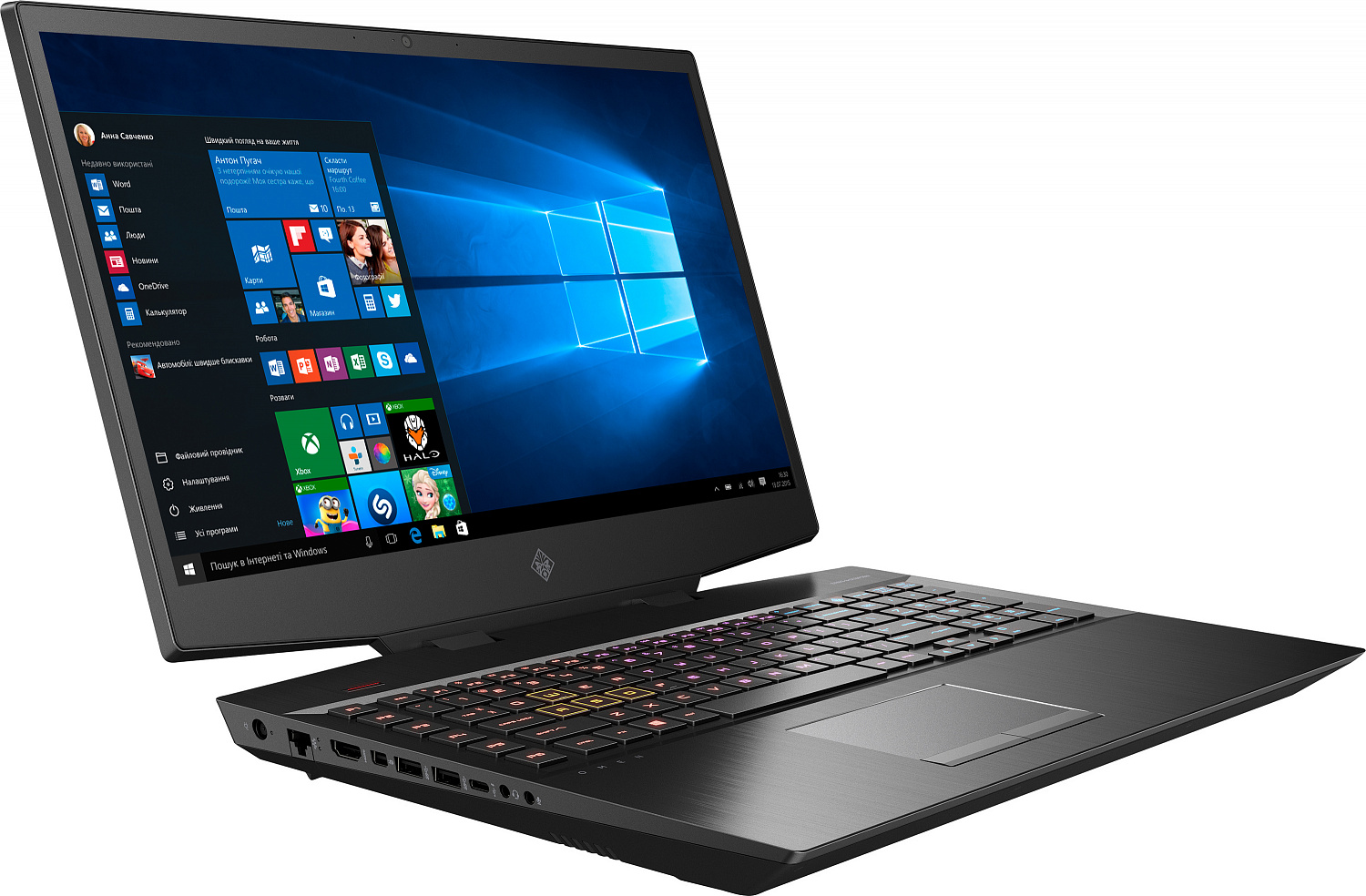 Купить Ноутбук HP Omen 17-cb0019ur Black (7QA97EA) - ITMag