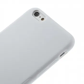 Антискользящий TPU чехол EGGO для iPhone 6 Plus/6S Plus - White - ITMag