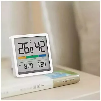 Часы с метеопоказаниями Xiaomi Miiiw Temperature Humidity Clock (NK5253) - ITMag