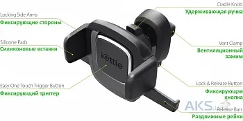 iOttie Easy One Touch 4 Air Vent Mount (HLCRIO126) - ITMag