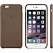 Apple iPhone 6 Plus Leather Case - Olive Brown MGQR2 - ITMag