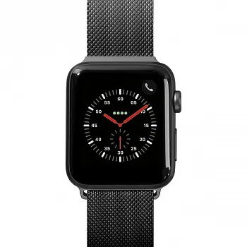 Ремешок для Apple Watch 42/44 mm LAUT STEEL LOOP Black (LAUT_AWL_ST_BK) - ITMag