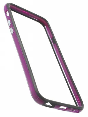 TPU бампер EGGO для iPhone 6/6S - Black / Purple - ITMag