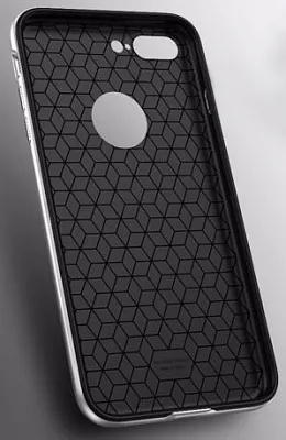 Чехол iPaky TPU+PC для Apple iPhone 7 plus (5.5") (Черный / Серебряный) - ITMag