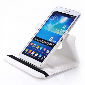 Чехол EGGO для Samsung Galaxy Tab P3100/3110/3113 (кожа,белый,поворотный) - ITMag