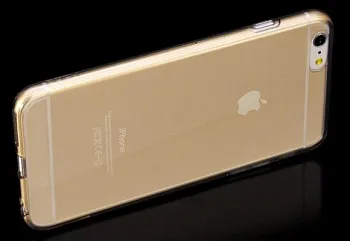 TPU чехол ROCK Slim Jacket для Apple iPhone 6/6S (4.7") (Золотой / Transparent Gold) - ITMag